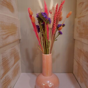 Vase rose bonbon