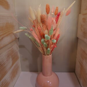 Vase rose bonbon